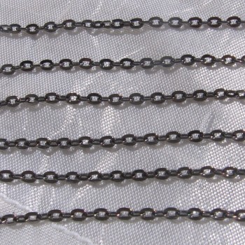 Lot 5m chaine forçat 3x2mm sans nickel jonction argent bronze or cuivre gunmetal