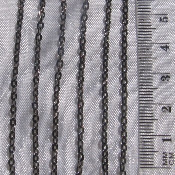 Lot 5m chaine forçat 3x2mm sans nickel jonction argent bronze or cuivre gunmetal