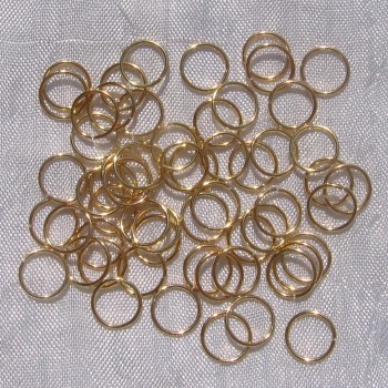 200 anneaux doubles connecteurs 6mm x 1,2mm jonction métal argenté bijoux A196 